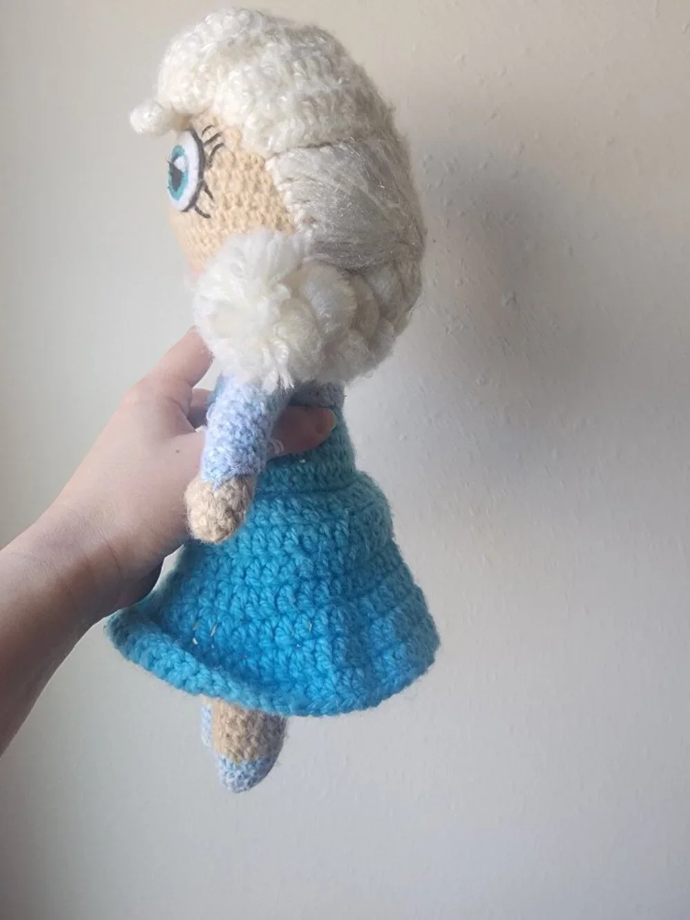 Handmade Crochet Elsa Inspired Doll 13